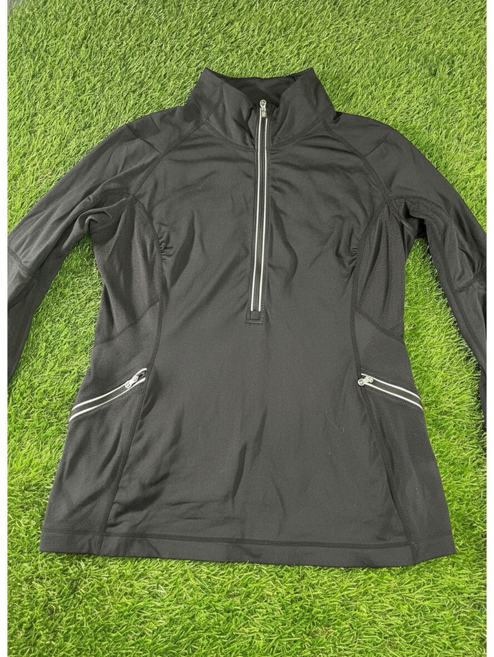 Lululemon Black Long Sleeve Athletic Half-Zip Pullover